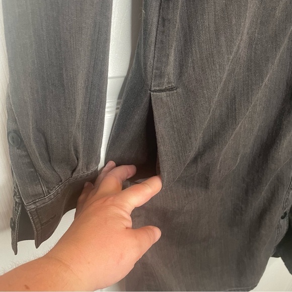 Madewell Black Denim Shirtdress S - Picture 9 of 13